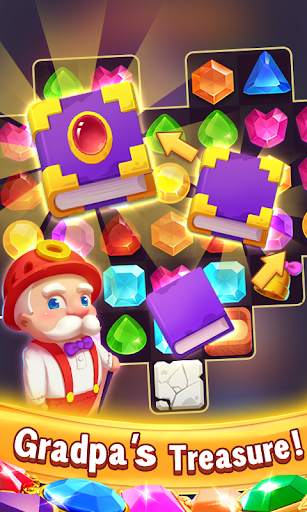 Grandpa‘s Gems - Match Free Games screenshot 3