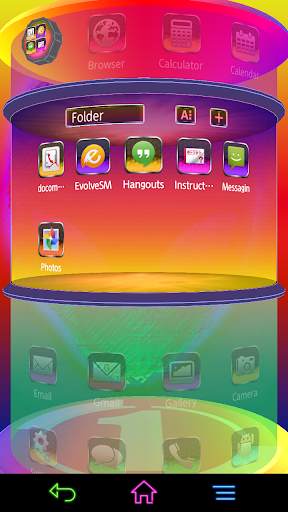 Alien 3D theme for Next Launcher screenshot 6