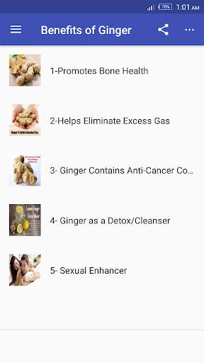 Benefits of Ginger screenshot 1