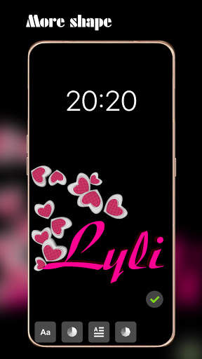3D My Name Live Wallpaper - Gravity background screenshot 6
