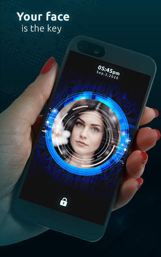 Face Scanner Lock Screen Prank screenshot 1