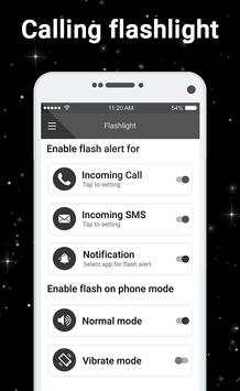 Calling flashlight - Flash blinking on call screenshot 5