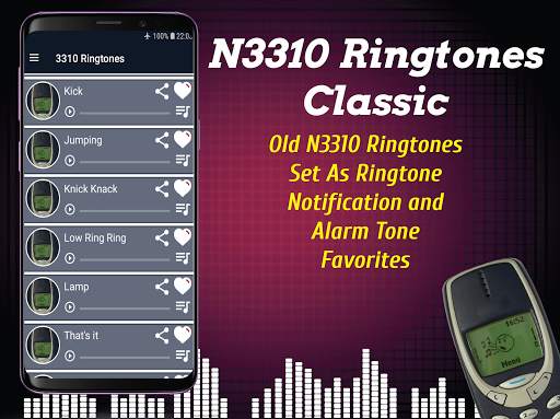 Old Ringtones for Nokia 3310 - Retro Ringtones screenshot 1