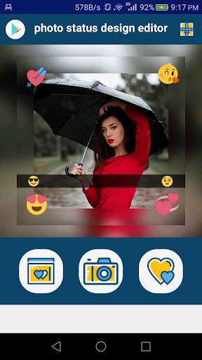 Photo Status Design Editor screenshot 1