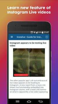 Guide for Instagram Live screenshot 1