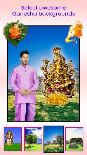 Ganesha Photo Editor with Text screenshot 2