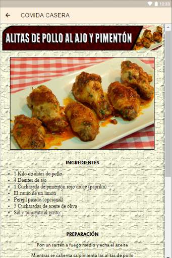 Comida caseira screenshot 5