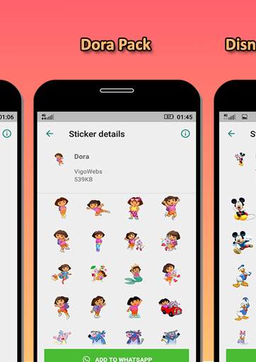 Cartoon Stickers 6 تصوير الشاشة