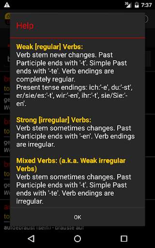 German Verbs screenshot 7