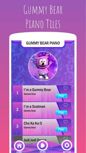 Gummy Bear Piano Tiles screenshot 1