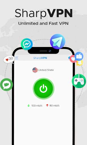SharpVPN - Fast & Secure VPN screenshot 2