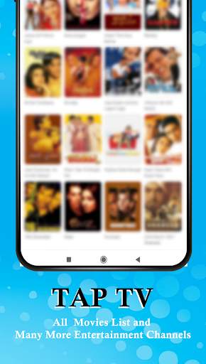 Tap tv -live tv channel player स्क्रीनशॉट 2