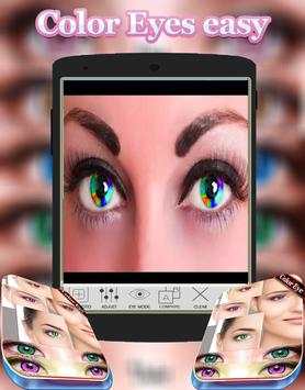 Eye Color Changer - Beauty Eyes Makeup स्क्रीनशॉट 1