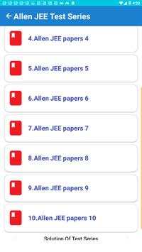 Allen Study Material, Test papers, JEE mains Books screenshot 4