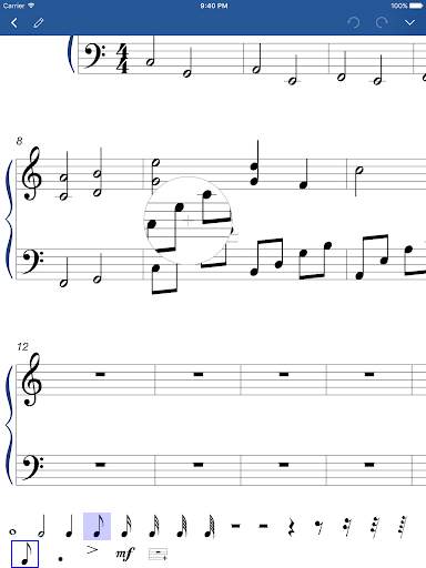 Notation Pad - Sheet Music Sco screenshot 7