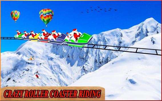 Christmas Santa Roller Coaster Adventure 3D screenshot 5