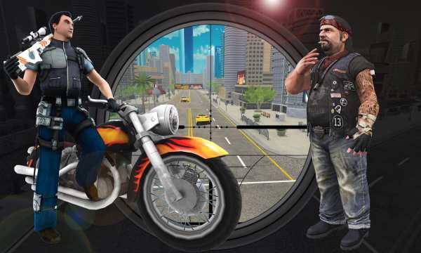 Sniper 3d Assassin: Moto Rider Shooter screenshot 4