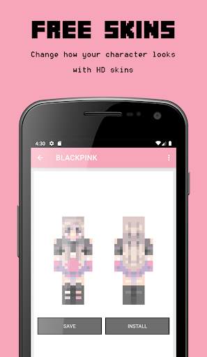 Skin Blackpink for Minecraft screenshot 1