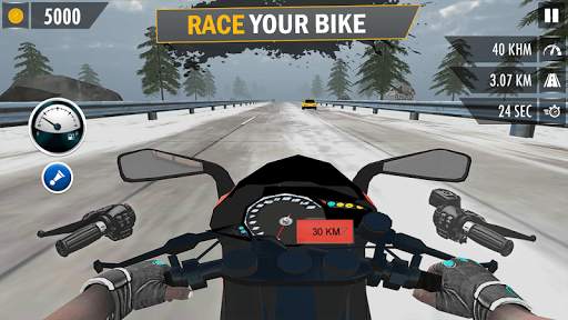 Highway Traffic Bike Rider - Endless Traffic screenshot 2