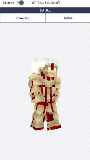 AOT Skin Minecraft screenshot 2