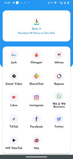 Save it - All Video & Social Status Downloader screenshot 1