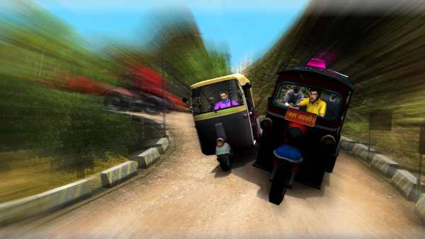 Uphill Tuk Tuk Rickshaw Driving screenshot 5