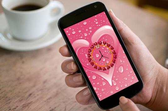 Love Clock Live Wallpaper 1 تصوير الشاشة