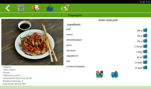 Delicious recipes 6 تصوير الشاشة