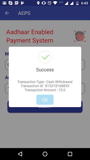 Uvapay AEPS screenshot 4