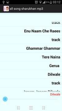 all song sharukhan mp3 screenshot 4