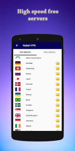 Rebel VPN screenshot 2