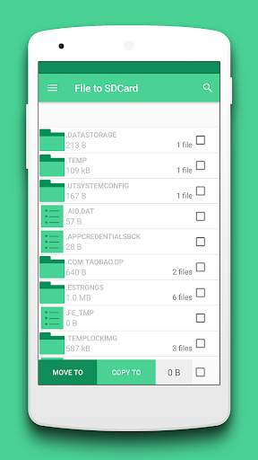 Move To SD Card Files screenshot 1