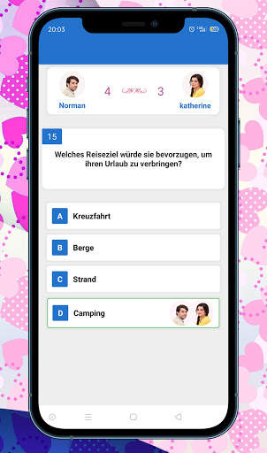 Spiele für Paare  -  Online-Quiz für Paare screenshot 4