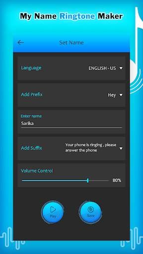 My Name Ringtone Maker screenshot 1