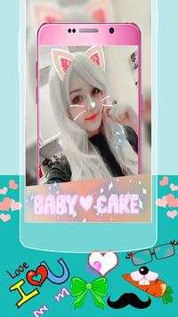 Selfie Cat Face Effect Filters Camera 2 تصوير الشاشة