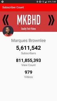 Realtime Live Subscriber Count screenshot 1