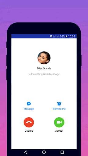 Pretty Ariana Grande Calling You: Fake Video Call screenshot 2