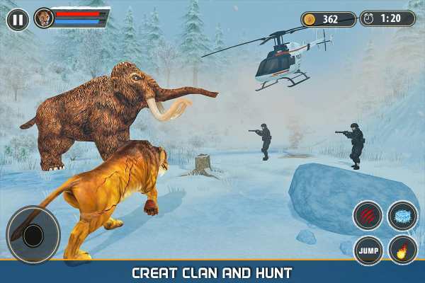 Sabertooth Tiger Revenge: Animal Fighting Games screenshot 8