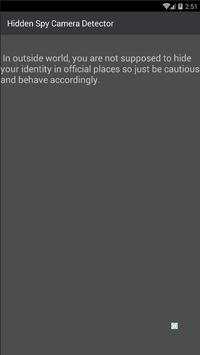 Detector Secret Camera - Hidden Camera Finder App screenshot 2