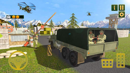 Offroad Army Parking Simulator screenshot 1
