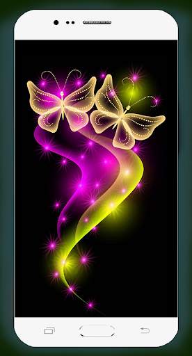 Neon Butterfly Wallpaper screenshot 10