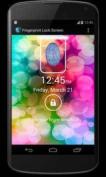 Fingerprint lock screen prank 2 تصوير الشاشة