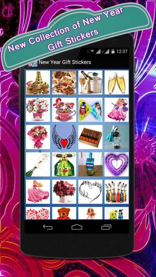 Christmas Santa & New Year Gift Stickers screenshot 2