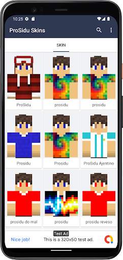 Skin de ProSidu para Minecraft screenshot 2