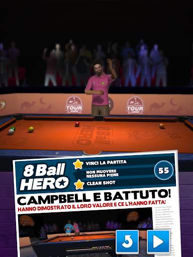 8 Ball Hero – Puzzle game di biliardo screenshot 16