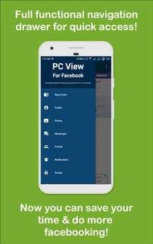 PC View For Facebook screenshot 2