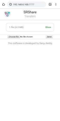 SR Share - Powerful, Easy and Instant Sharing App. screenshot 6