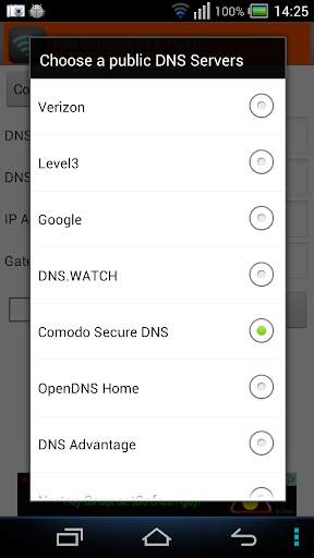 WiFi Settings (dns,ip,gateway) screenshot 3