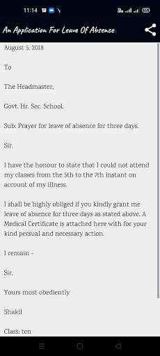 Letter & Application Writing - In One Application 6 تصوير الشاشة