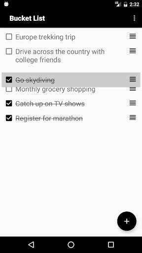 Simple Bucket List скриншот 6